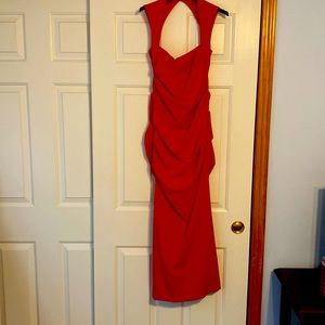 Nicole Miller ruched gown size 0.